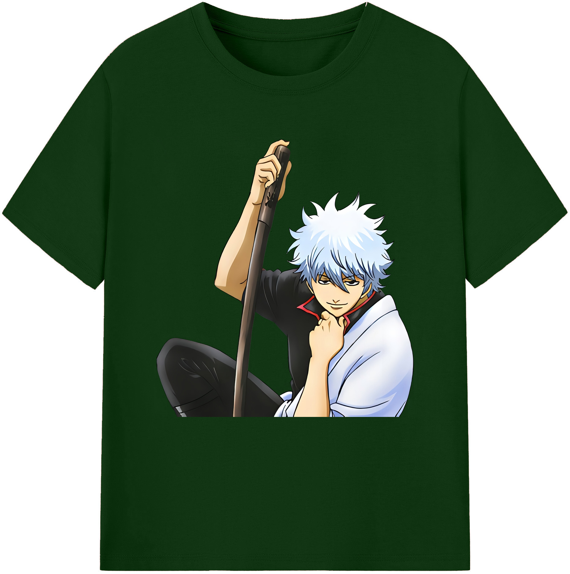 （画像用） ぎんたま 坂田銀時（さかたぎんとき） 神楽 志村新八（しむら しんぱち） GINTAMA Sakata Gintoki Kagura Shimura Shinpachi 綿100％半袖Tシャツ（フロントプリント）